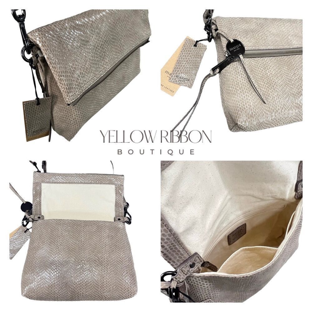 🆕 Margot New York Robbie Fold Over Clutch - Picture 2 of 3